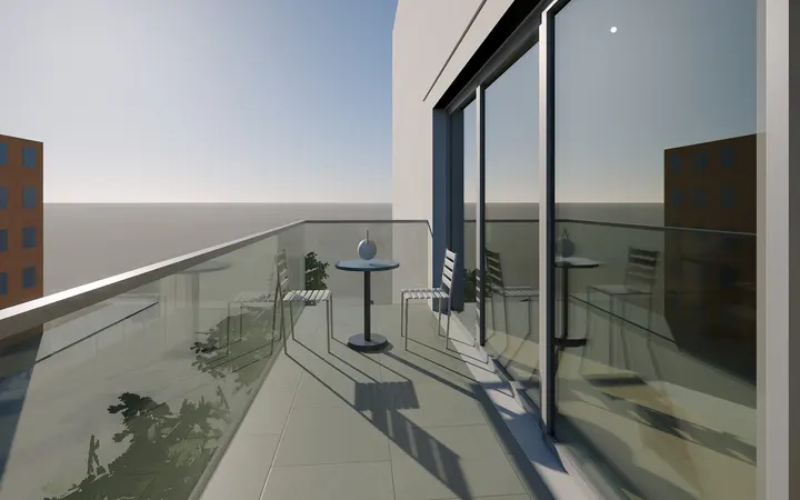 Appartamento Ottantotto: balcony, render