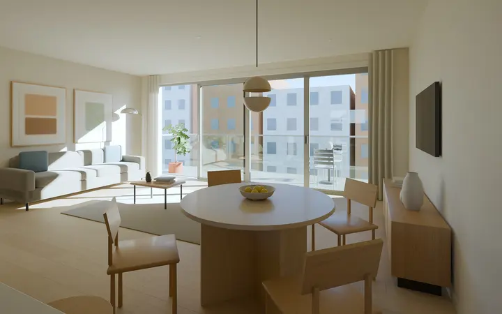Appartamento Ottantotto: living area, render