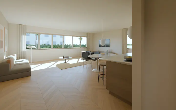 Casa Settanta: entrance, render