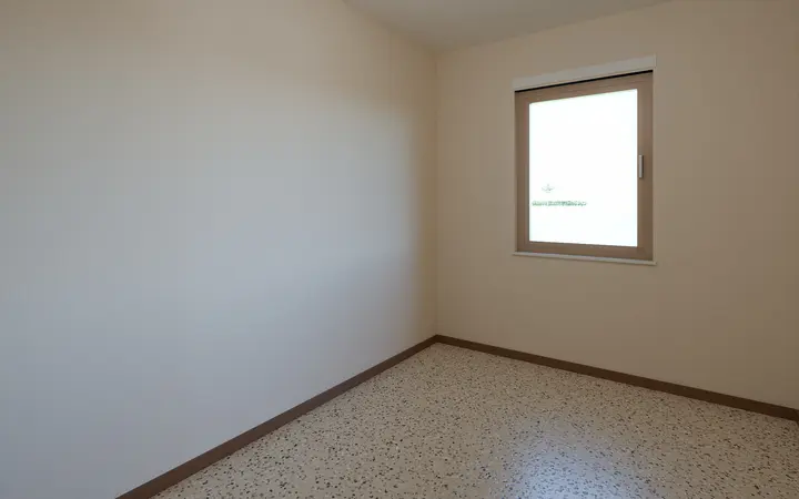 Casa Settanta: bedroom before the works, render