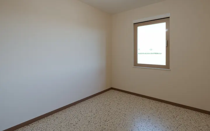 Casa Settanta: bedroom before the works, render