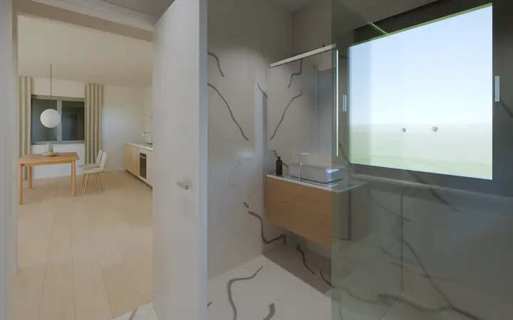 Residenza Le Terrazze: bathroom, render