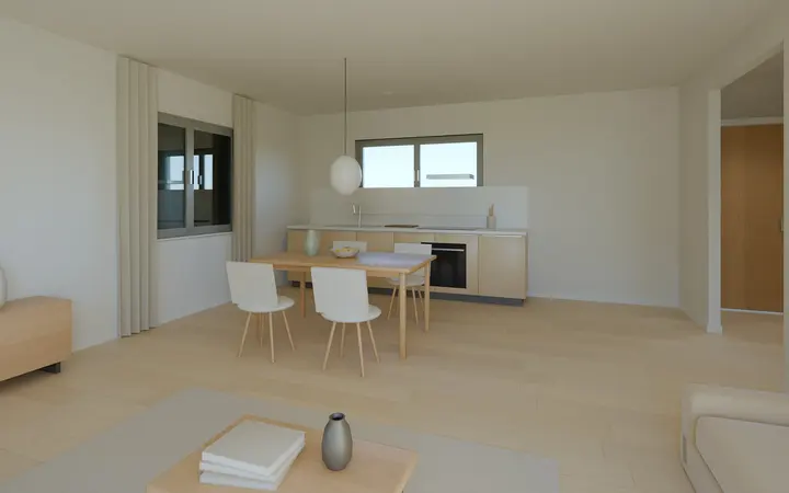 Residenza Le Terrazze: kitchen and dining, render