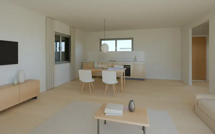 Residenza Le Terrazze: living area, render